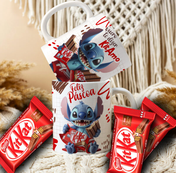 14 ARTES PASCOA STITCH - Imagem 3