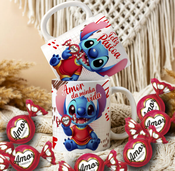 14 ARTES PASCOA STITCH - Imagem 6
