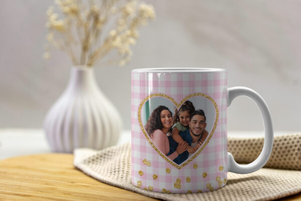 10 ARTES CANECA FOTO CORAÇÃO EDITAVEL - Imagem 7