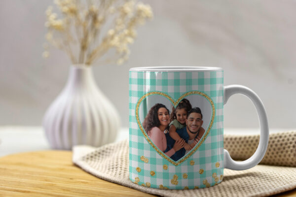 10 ARTES CANECA FOTO CORAÇÃO EDITAVEL - Imagem 9