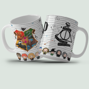 6 ARTES CANECA HARRY POTTER