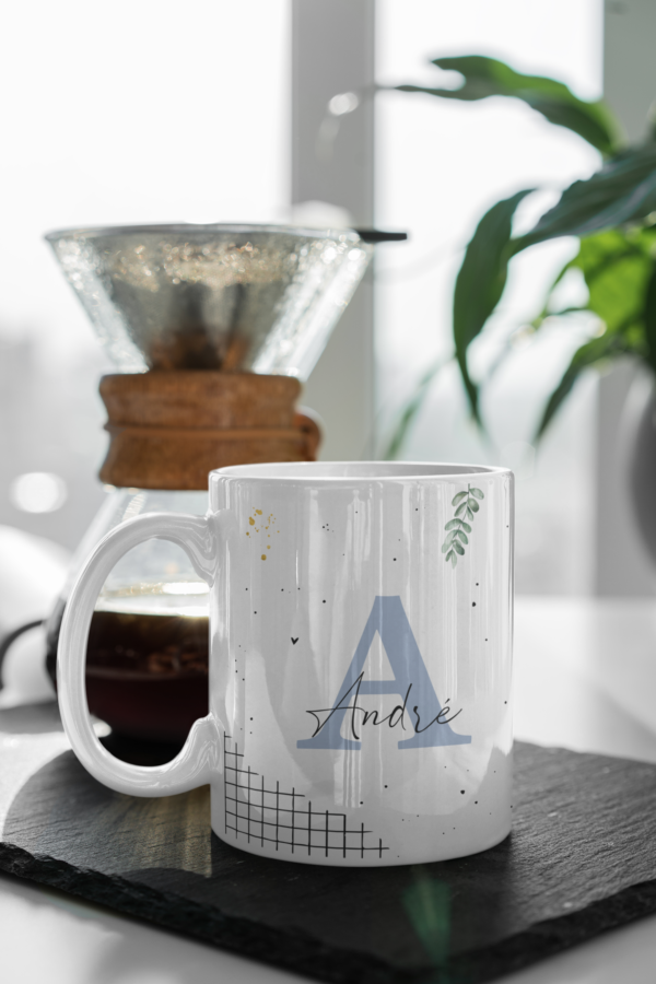 Kit artes canecas Alfabeto minimalista - Imagem 2