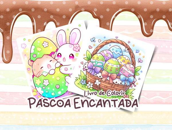 Páscoa Encantada – Livro de Colorir - Imagem 2