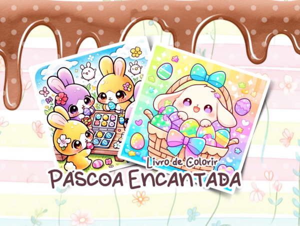 Páscoa Encantada – Livro de Colorir - Imagem 3