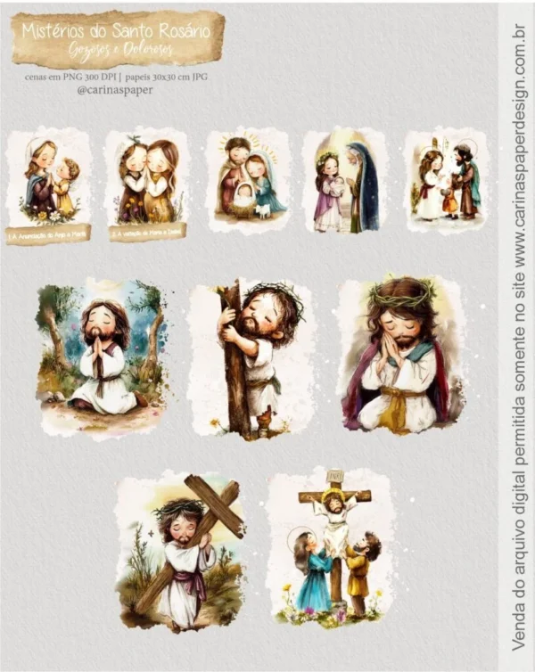 Mistérios do Santo Rosário – Gozosos e Dolorosos - Imagem 5