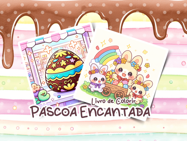 Páscoa Encantada – Livro de Colorir - Imagem 4