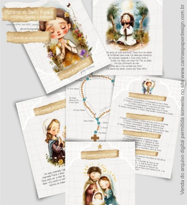 Mistérios do Santo Rosário – Gozosos e Dolorosos - Imagem 3