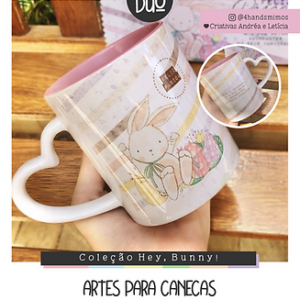 36 artes canecas - Hey Bunny páscoa
