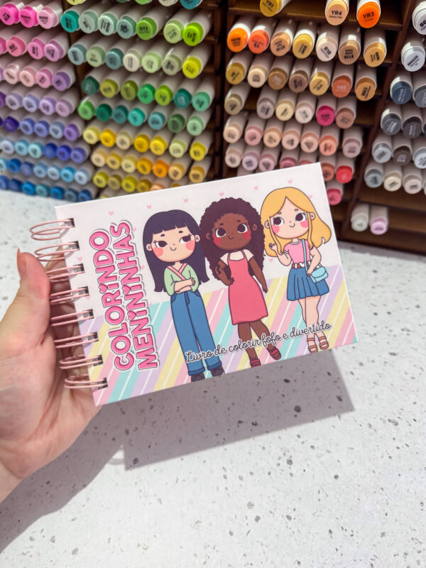 Livro de colorir -  Menininhas - Imagem 2