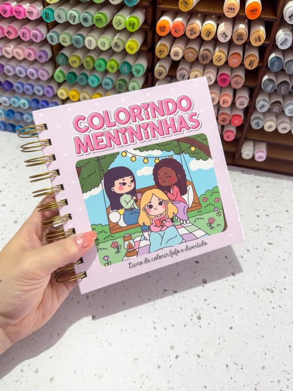 Livro de colorir -  Menininhas - Imagem 4