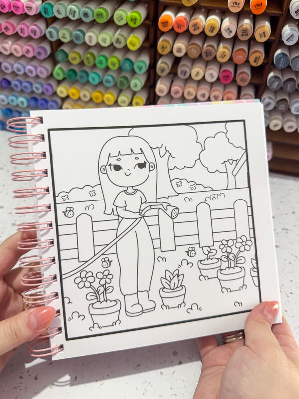 Livro de colorir -  Menininhas - Imagem 9