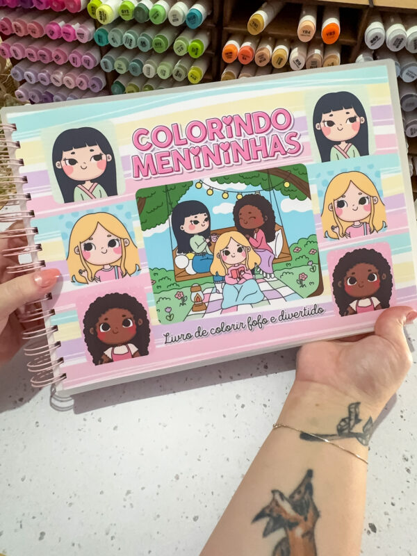 Livro de colorir -  Menininhas - Imagem 10