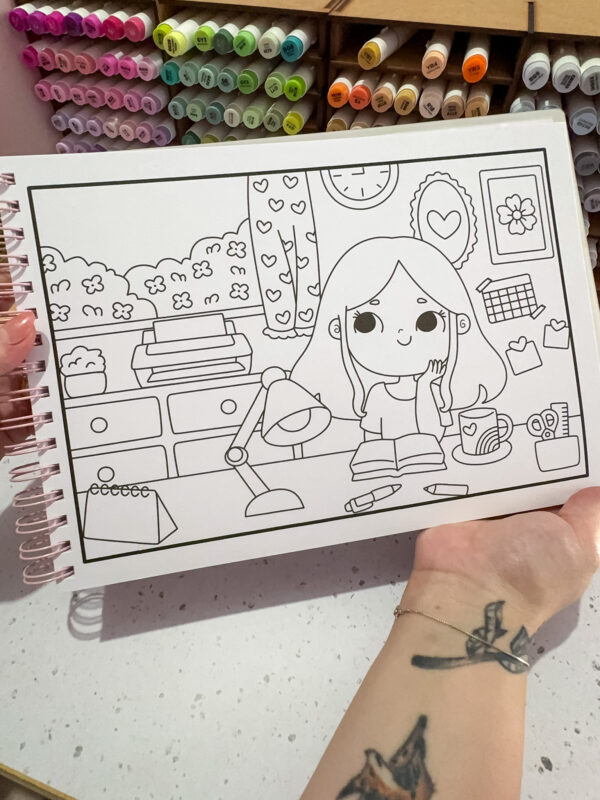 Livro de colorir -  Menininhas - Imagem 11
