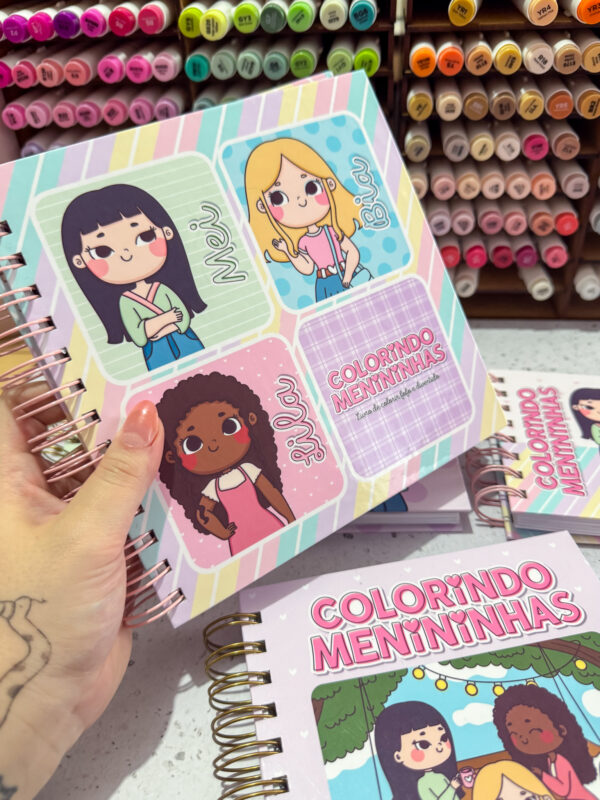 Livro de colorir -  Menininhas - Imagem 12
