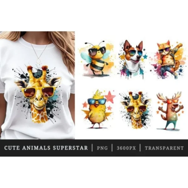 322 Estampas Cute – Camisetas e T-Shirts - Imagem 7