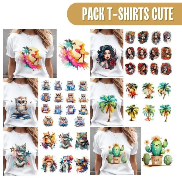 322 Estampas Cute – Camisetas e T-Shirts