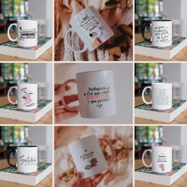 Pack Professores - caneca em laços - Imagem 2