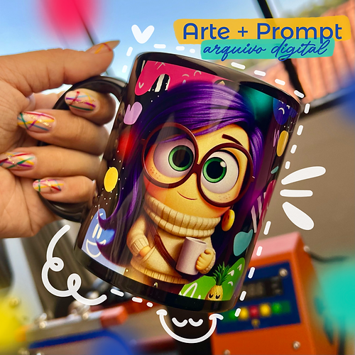 DIVERTIDA PROMPT + ARTE AVULSA CANECA
