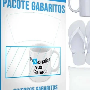 SUPER PACK GABARITOS SUBLIMAÇÃO