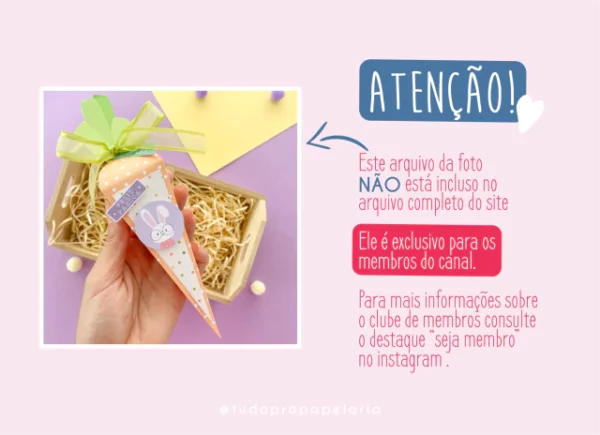 Caixa Cenoura - Páscoa - Imagem 3