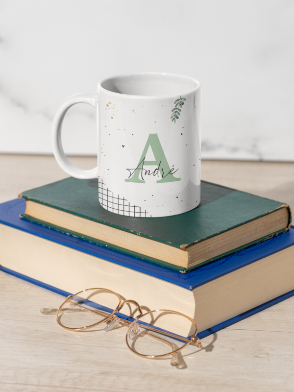 Kit artes canecas Alfabeto minimalista - Imagem 6
