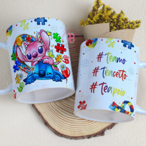 Stich e Angel Autismo – Arte Avulsa Caneca