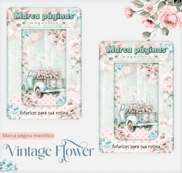 Vintage Flowers 2 – Caderno A5 - Imagem 4
