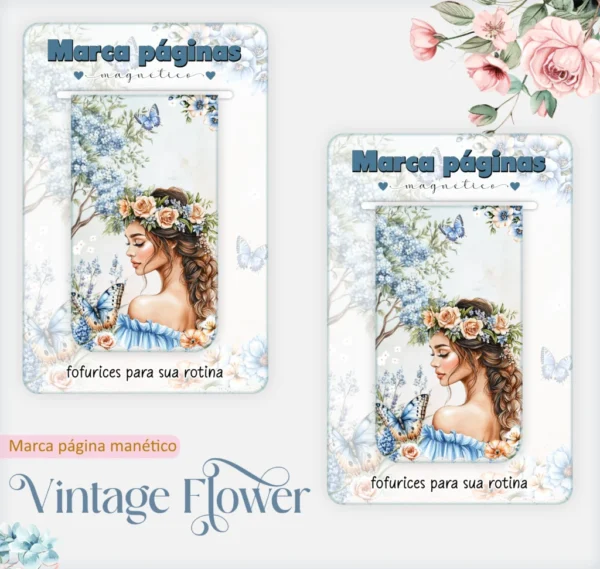 Vintage Flowers 5 – Caderno A5 - Imagem 2