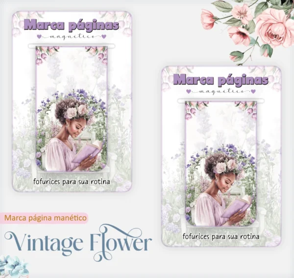 Vintage Flowers 6 – Caderno A5 - Imagem 2