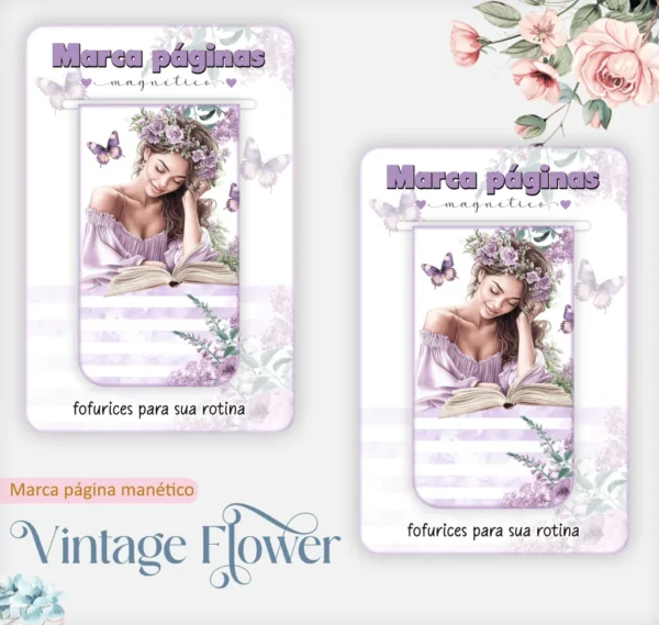 Vintage Flowers 7 – Caderno A5 - Imagem 3