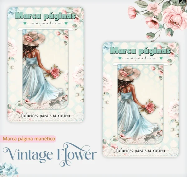 Vintage Flowers 1 – Caderno A5 - Imagem 2