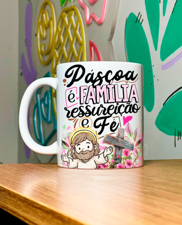 Verdadeira Páscoa 2025 - 10 Artes Caneca