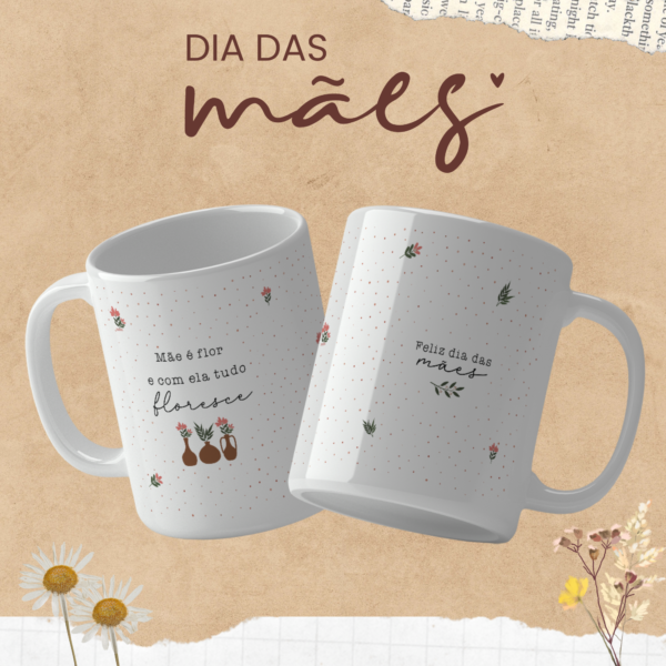 Kit artes Canecas Dia das Mães