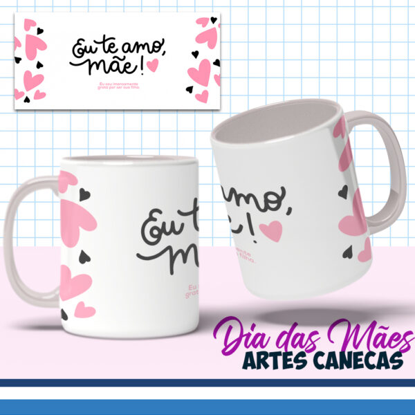 COMBO CANVA – Dia das Mães – Artes para Canecas Editáveis - Imagem 12