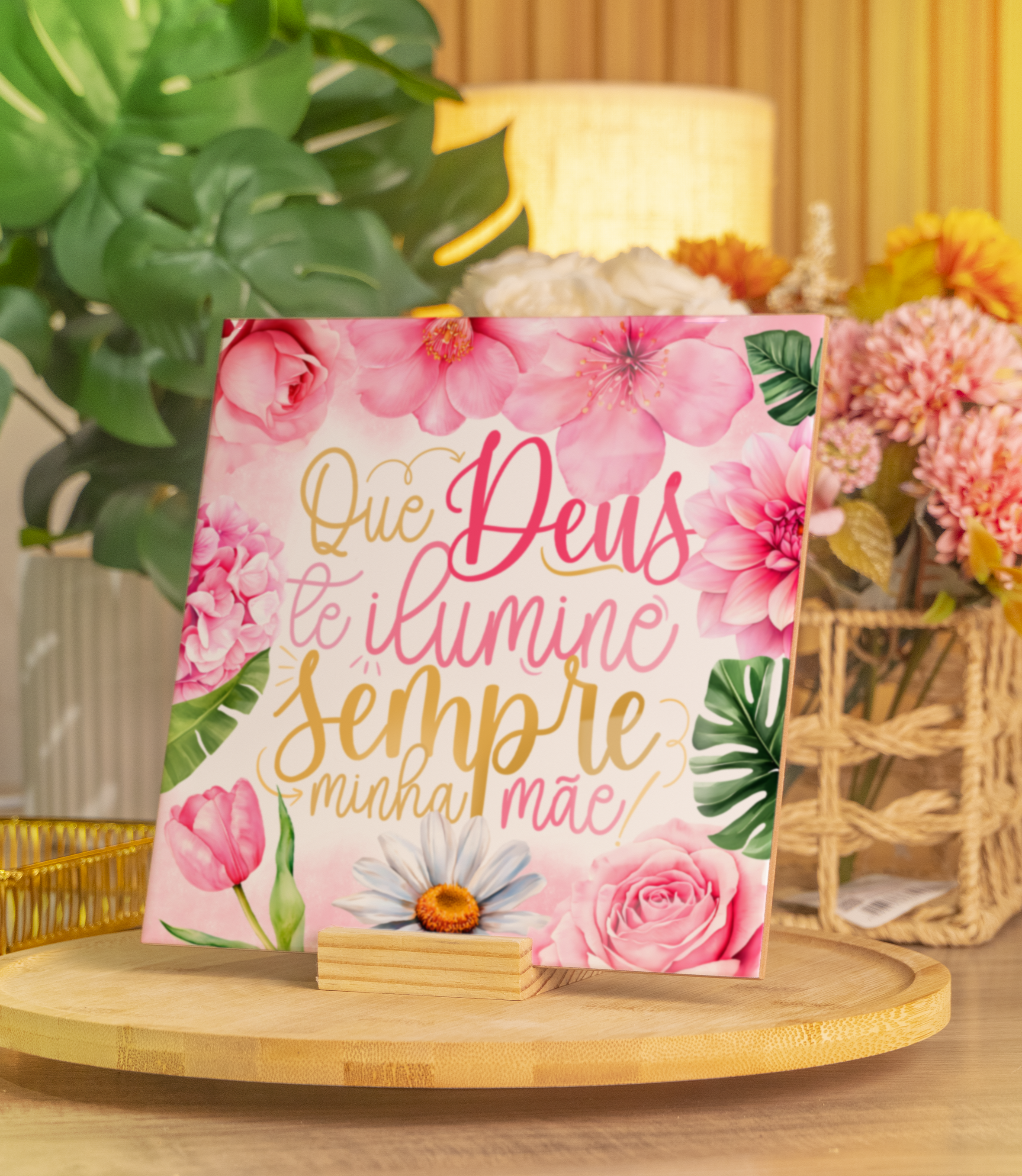 32 ARTES PARA DIA DAS MÃES - CANECA E AZUJELO Mãe é Benção - Imagem 6