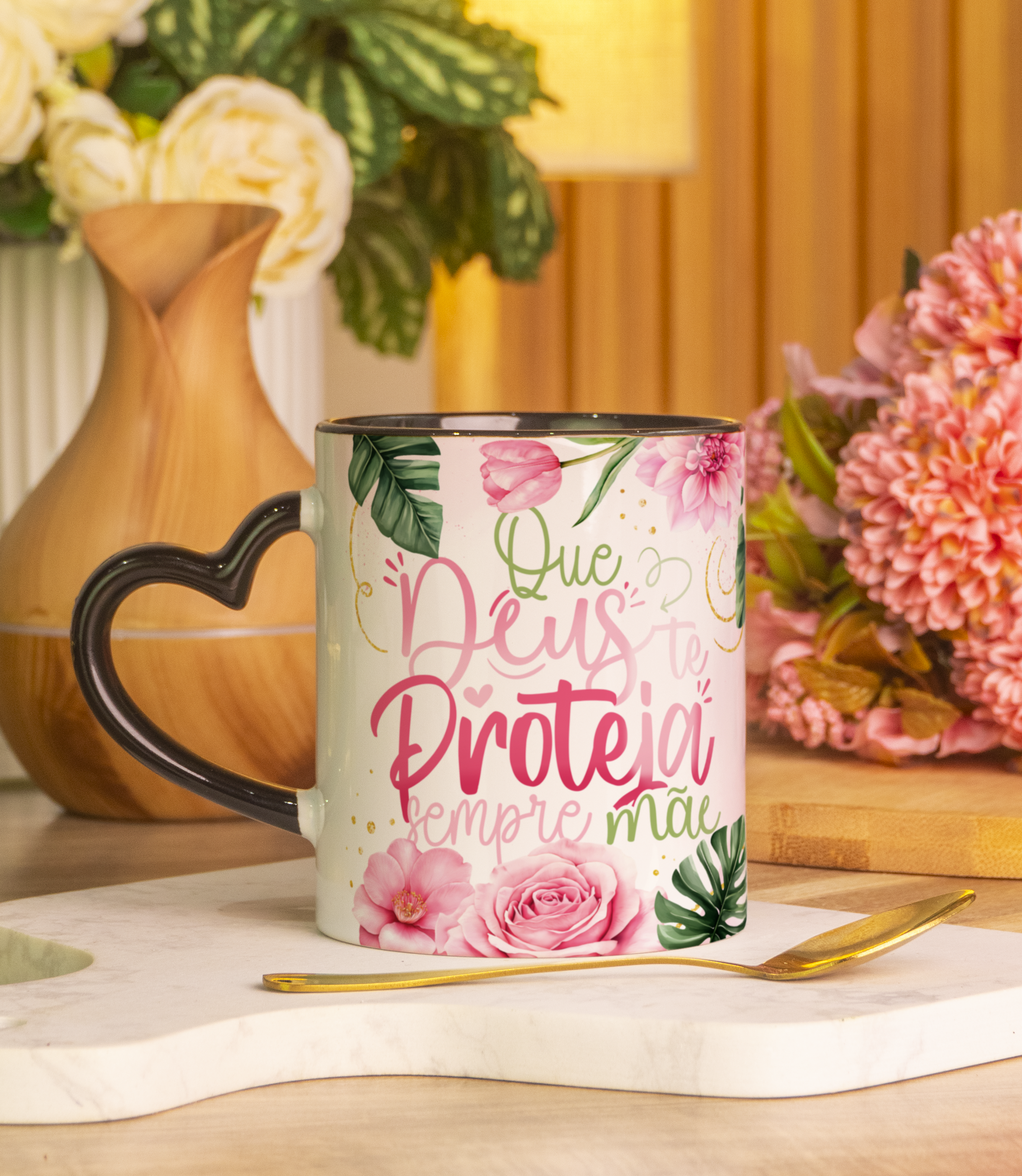 32 ARTES PARA DIA DAS MÃES - CANECA E AZUJELO Mãe é Benção - Imagem 10