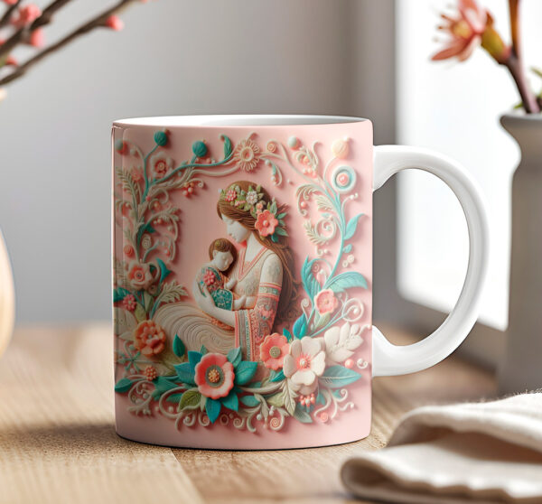 10 Artes de caneca Mães 3D - Imagem 5