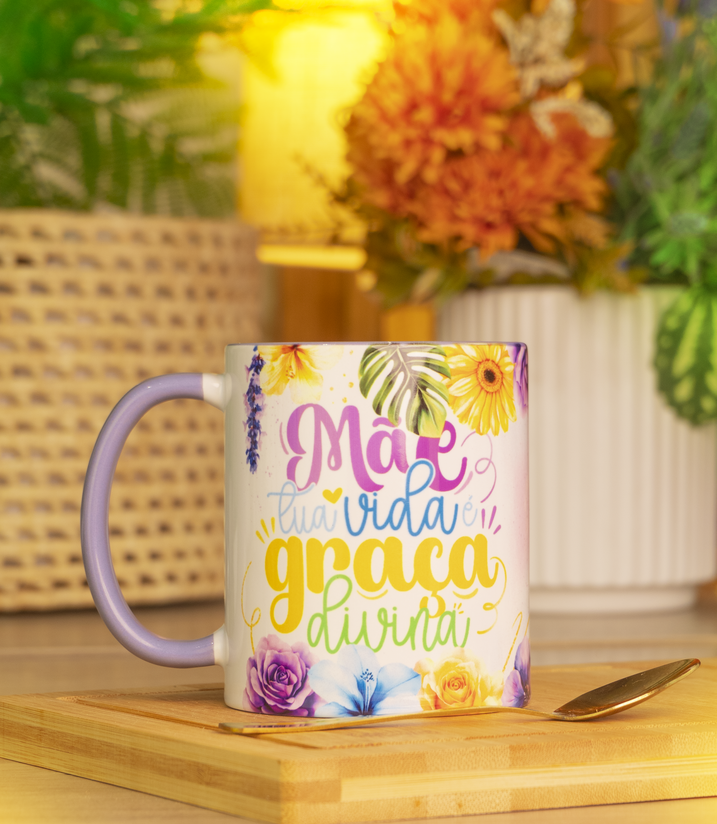 32 ARTES PARA DIA DAS MÃES - CANECA E AZUJELO Mãe é Benção - Imagem 12