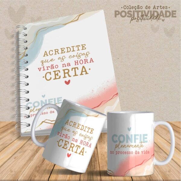36  Artes Canecas e Agendas Personalizadas Positividade - Imagem 5