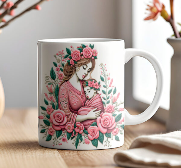 10 Artes de caneca Mães 3D - Imagem 11