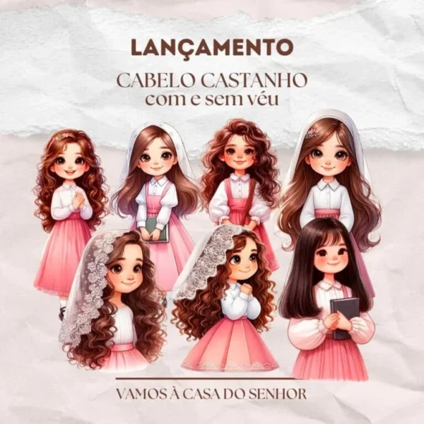 Ilustrações Vamos à Casa do Senhor – Kit Digital - Imagem 4