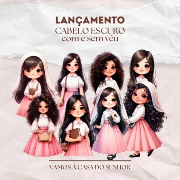 Ilustrações Vamos à Casa do Senhor – Kit Digital - Imagem 3
