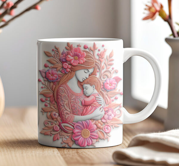 10 Artes de caneca Mães 3D - Imagem 12
