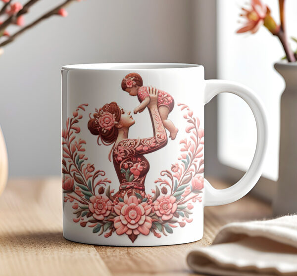 10 Artes de caneca Mães 3D - Imagem 15