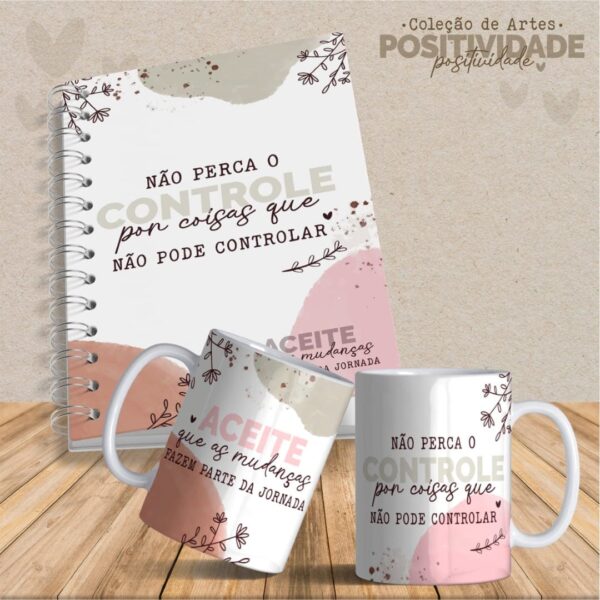 36  Artes Canecas e Agendas Personalizadas Positividade - Imagem 8