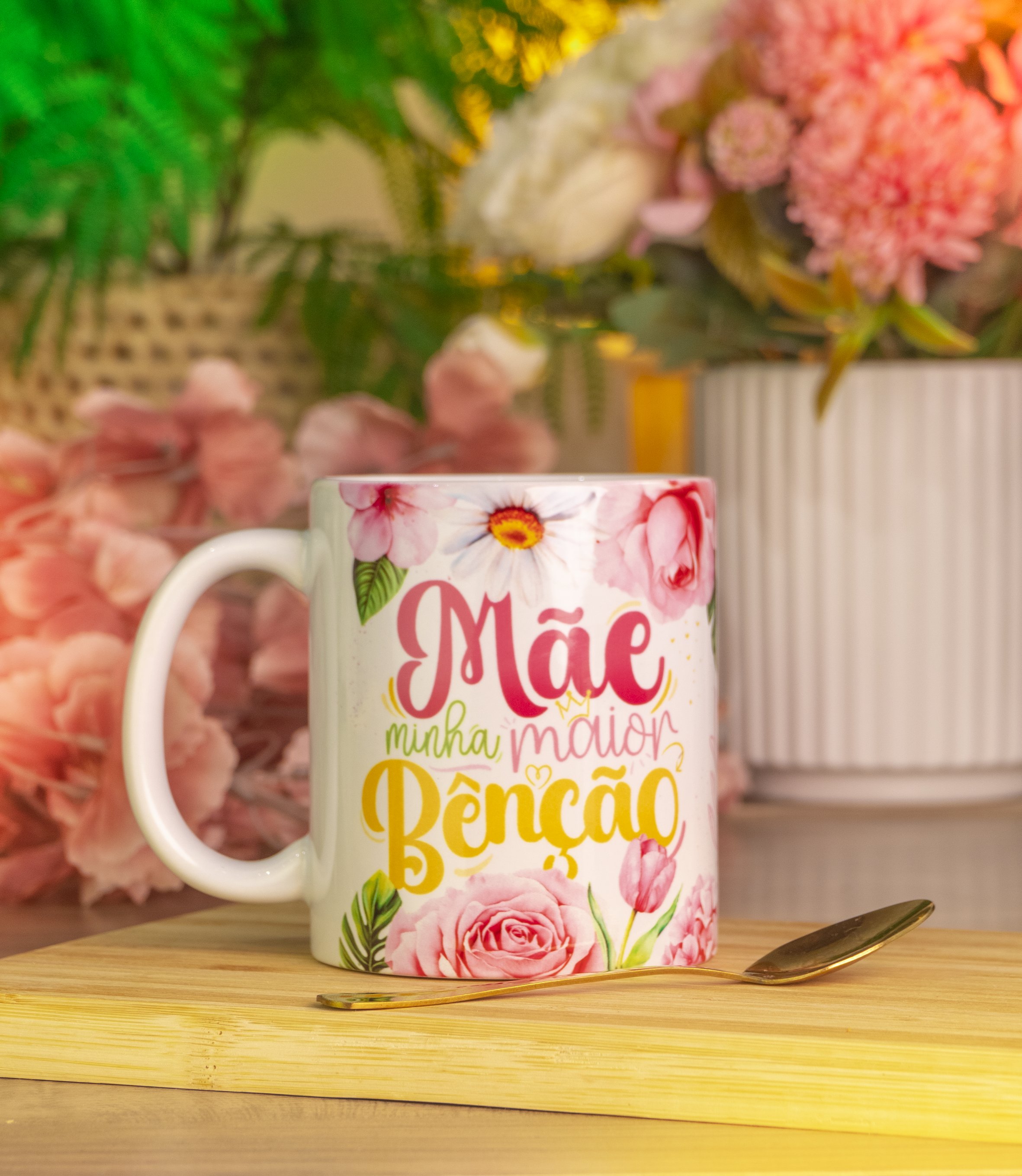32 ARTES PARA DIA DAS MÃES - CANECA E AZUJELO Mãe é Benção - Imagem 17
