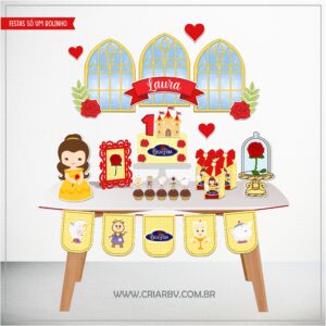 Bela e a fera – Kit Festa Pronta
