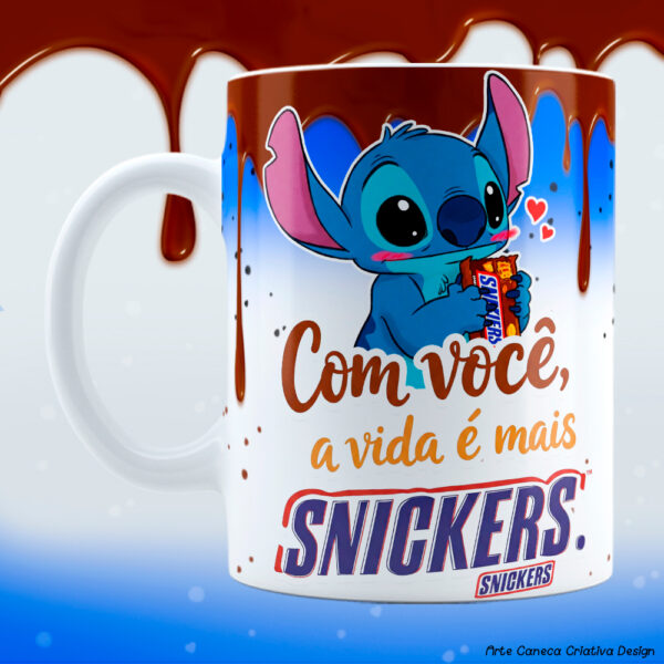 15 artes para canecas - Amor de Chocolate Stitch - Imagem 15