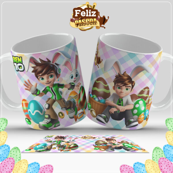 20 artes caneca páscoa personagens - Imagem 3