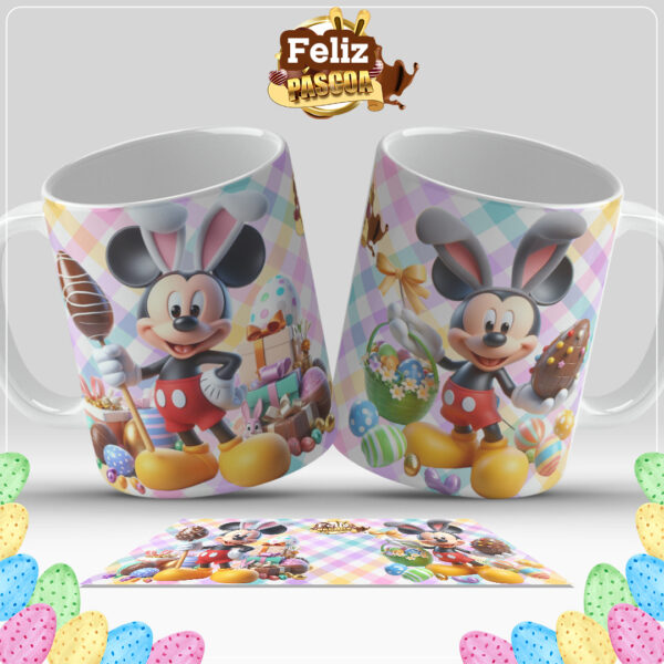 20 artes caneca páscoa personagens - Imagem 8
